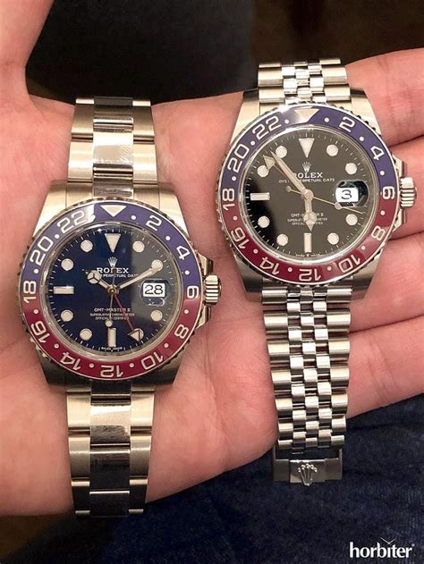 rolex gmt master vs gmt master ii|rolex gmt pepsi holes.